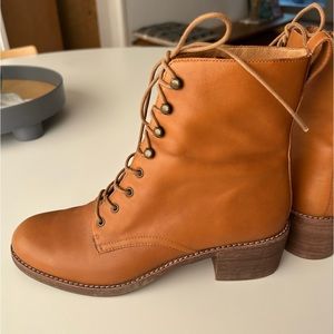 Madewell Patti Lace-Up Boot size 9 Like New